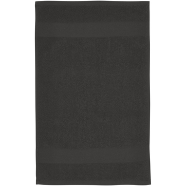 Хлопковое полотенце для ванной Sophia 30x50 см плотностью 450 г/м², цвет антрацит - 11700084- Фото №3
