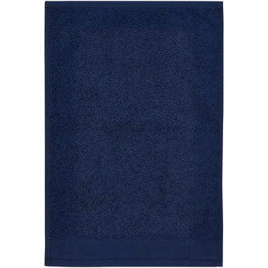 Хлопковое полотенце для ванной Chloe 30x50 см плотностью 550 г/м², цвет темно-синий - 11700455- Фото №3