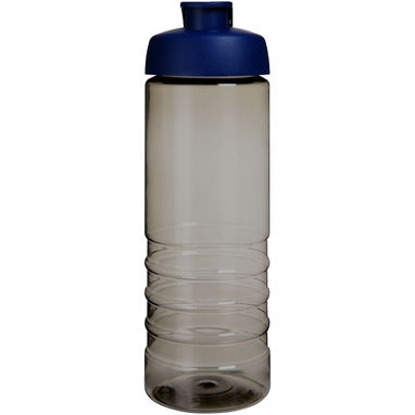 Спортивна пляшка H2O Active® Eco Treble об'ємом 750 мл із куполоподібною кришкою, колір темно-сірий, синій - 21047904- Фото №3
