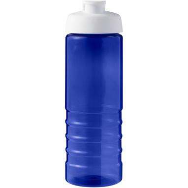 Спортивная бутылка H2O Active® Eco Treble объемом 750 мл с куполообразной крышкой, цвет cиний, белый - 21047907- Фото №3