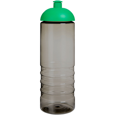 H2O Active® Eco Treble спортивная бутылка объемом 750 мл с куполообразной крышкой, цвет темно-серый, зеленый - 21048003- Фото №3