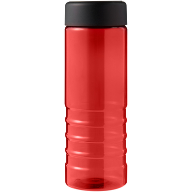 H2O Active® Eco Treble 750 мл бутылка для воды, цвет красный, сплошной черный - 21048105- Фото №4