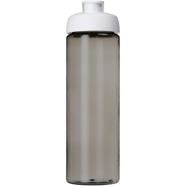 Спортивна пляшка H2O Active® Eco Vibe об'ємом 850 мл з кришкою, що відкидається, колір темно-сірий, білий - 21048301- Фото №3