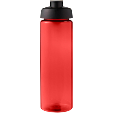 Спортивна пляшка H2O Active® Eco Vibe об'ємом 850 мл з кришкою, що відкидається, колір червоний, суцільний чорний - 21048311- Фото №3