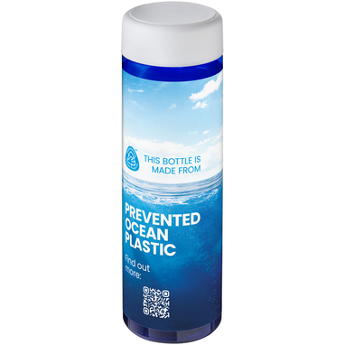 Пляшка для води H2O Active® Eco Vibe об'ємом 850 мл, колір синій, білий - 21048503- Фото №2