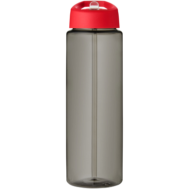 Спортивная бутылка H2O Active® Eco Vibe объемом 850 мл с крышкой-носиком, цвет темно-серый, красный - 21048602- Фото №3