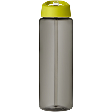 Спортивна пляшка H2O Active® Eco Vibe об'ємом 850 мл з кришкою-носиком, колір темно-сірий, лаймовий - 21048603- Фото №3