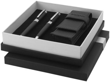 Подарочный набор ручек, цвет сплошной черный - 10627200- Фото №1