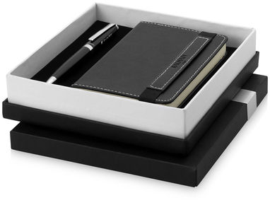 Подарочный набор ручек, цвет сплошной черный - 10627300- Фото №2