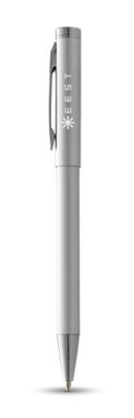 Кулькова ручка Dover, колір срібний - 10628701- Фото №2