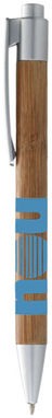 Шариковая ручка Borneo, цвет серебряный - 10632202- Фото №2