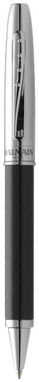 Шариковая ручка, цвет сплошной черный, серебряный - 10633900- Фото №3