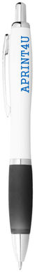 Кулькова ручка Nash, колір білий, суцільний чорний - 10637103- Фото №2