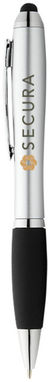 Шариковая ручка-стилус Nash, цвет серебряный, сплошной черный - 10639201- Фото №2