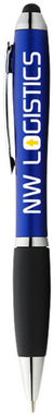 Шариковая ручка-стилус Nash, цвет синий, сплошной черный - 10639202- Фото №2