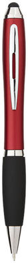 Шариковая ручка-стилус Nash, цвет красный, сплошной черный - 10639203- Фото №3