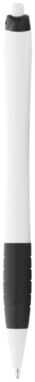 Шариковая ручка Santa Monica, цвет белый, сплошной черный - 10639600- Фото №4