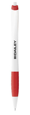 Шариковая ручка Santa Monica, цвет белый, красный - 10639602- Фото №2
