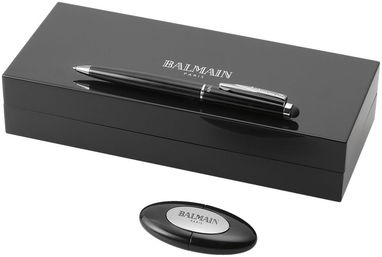 Подарочный набор ручек, цвет сплошной черный - 10640900- Фото №1