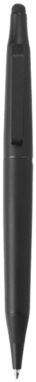 Кулькова ручка-стилус Trigon, колір суцільний чорний - 10642600- Фото №4