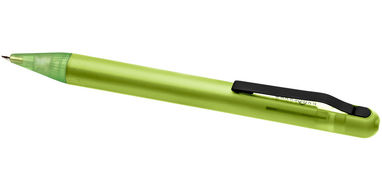 Кулькова ручка Smooth, колір матовий зелений, білий - 10642807- Фото №6