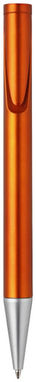 Кулькова ручка Carve, колір оранжевий - 10642905- Фото №1