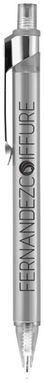 Кулькова ручка Moville, колір срібний - 10644605- Фото №2
