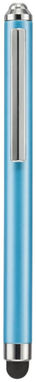 Кулькова ручка-стилус Nilsia, колір світло-синій - 10645101- Фото №5