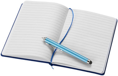Кулькова ручка-стилус Nilsia, колір світло-синій - 10645101- Фото №7