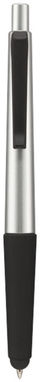 Шариковая ручка-стилус Gumi, цвет серебряный, сплошной черный - 10645200- Фото №1