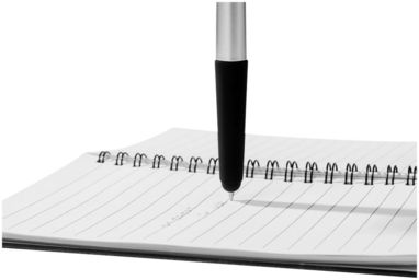 Шариковая ручка-стилус Gumi, цвет серебряный, сплошной черный - 10645200- Фото №5