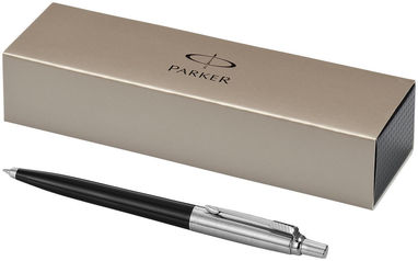 Кулькова ручка Jotter, колір суцільний чорний, срібний - 10647500- Фото №1