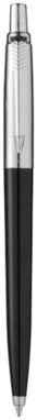 Кулькова ручка Jotter, колір суцільний чорний, срібний - 10647500- Фото №4
