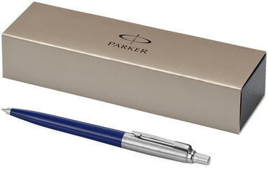 Кулькова ручка Jotter, колір синій, срібний - 10647501- Фото №1