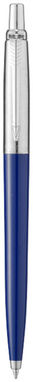 Кулькова ручка Jotter, колір синій, срібний - 10647501- Фото №4