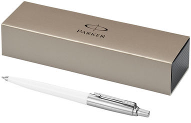 Кулькова ручка Jotter, колір білий, срібний - 10647503- Фото №1