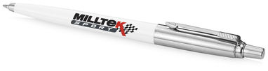 Кулькова ручка Jotter, колір білий, срібний - 10647503- Фото №2