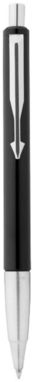 Кулькова ручка Parker Vector, колір суцільний чорний, срібний - 10648001- Фото №4