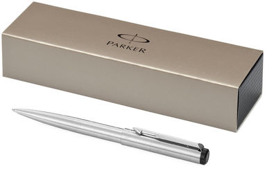 Шариковая ручка Parker Vector, цвет серебряный - 10648200- Фото №1