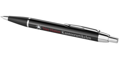 Шариковая ручка Parker IM, цвет сплошной черный, серебряный - 10648601- Фото №2
