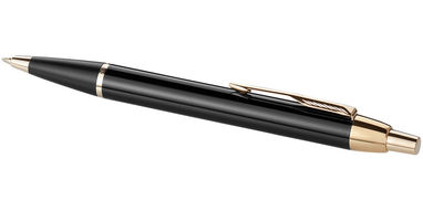 Шариковая ручка Parker IM, цвет сплошной черный, золотой - 10648602- Фото №1