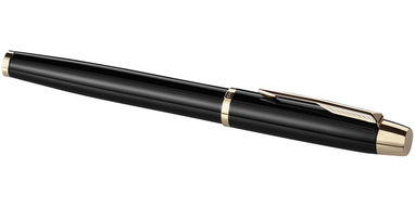 Ручка-роллер Parker IM, цвет сплошной черный, золотой - 10648700- Фото №1