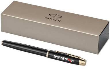 Перьевая ручка Parker IM, цвет сплошной черный, золотой - 10648801- Фото №2