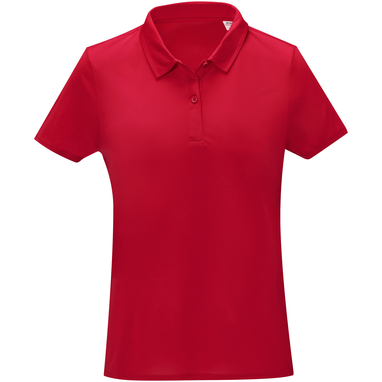 Женская cool fit  футболка поло с короткими рукавами Deimos, цвет красный  размер XS - 39095210- Фото №3