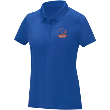 Жіноча cool fit футболка поло з короткими рукавами Deimos, колір синій  розмір 3XL - 39095526- Фото №2