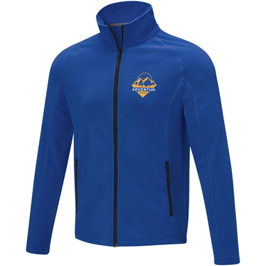 Чоловіча флісова куртка Zelus, колір синій  розмір 3XL - 39474526- Фото №2