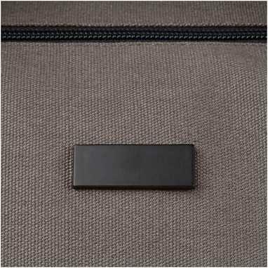 Спортивна сумка Joey із брезенту, переробленого за стандартом GRS, об'ємом 25 л, колір сірий - 12068182- Фото №5 Спортивна сумка Joey із брезенту, переробленого за стандартом GRS, об'ємом 25 л, колір сірий - 12068182- Фото №5