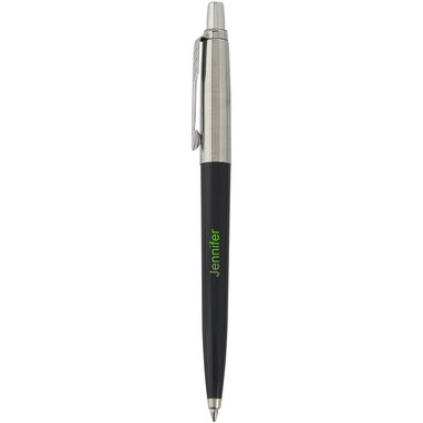 Кулькова ручка Parker Jotter Recycled, колір суцільний чорний - 10782390- Фото №3