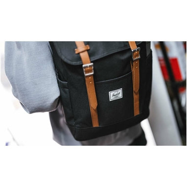 Рюкзак для ноутбука Herschel Retreat™ із переробленого матеріалу, 23 л, колір чорний - 12069190- Фото №7