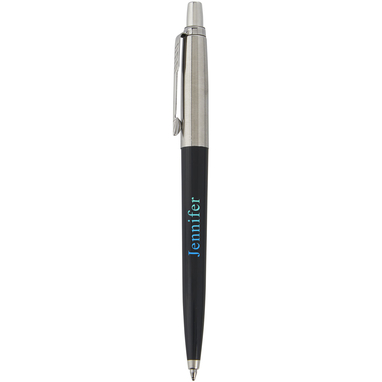 Кулькова ручка Parker Jotter Recycled, колір суцільний чорний - 10786590- Фото №3